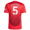 Manchester United Maguire 5 Hjemme 2024-25 - Herre Fotballdrakt